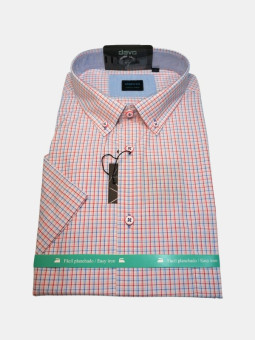 Camisa cuadros finos rojos y azules | Confecciones Josan