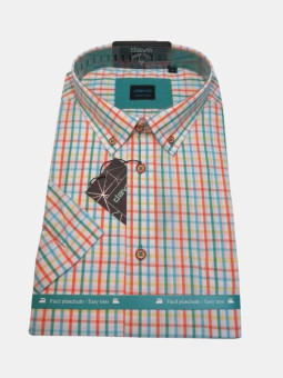 Camisa cuadros medianos multicolor | Confecciones Josan