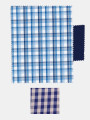 Camisa cuadros medianos azul marino