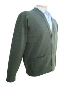 Chaqueta punto botones hombre